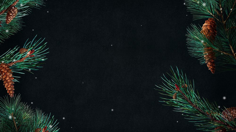Blank festive Christmas frame design background