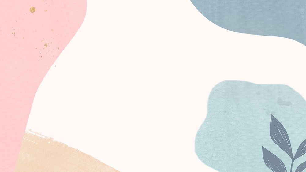 Abstract pastel Memphis patterned background