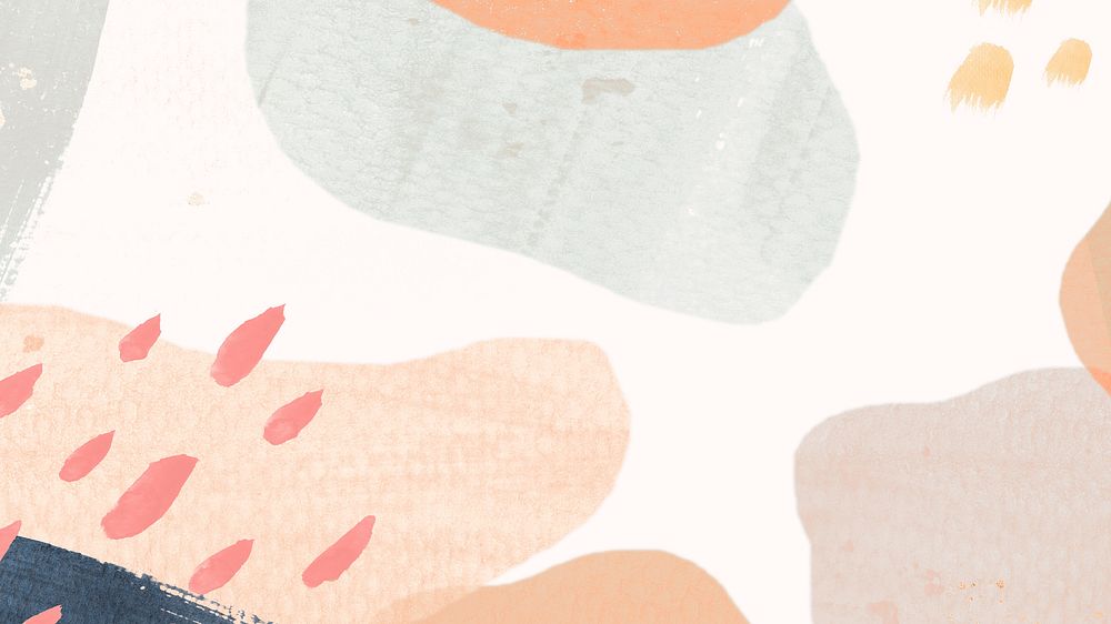 Abstract pastel Memphis patterned background