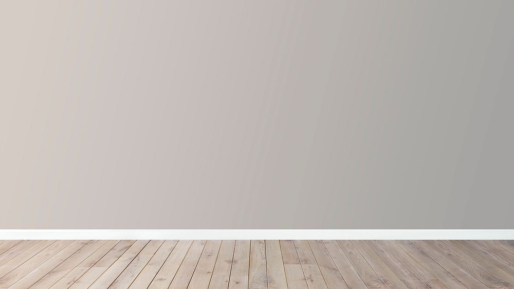 Gray wall computer wallpaper, empty room background