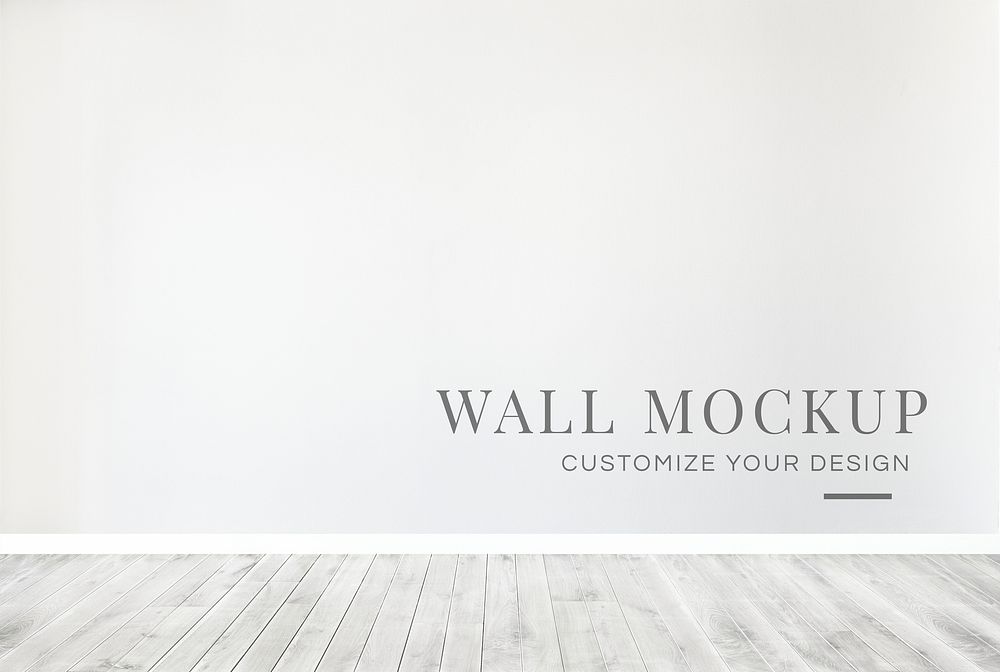 Gray blank concrete wall mockup