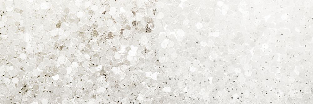Light silver glitter textured social banner