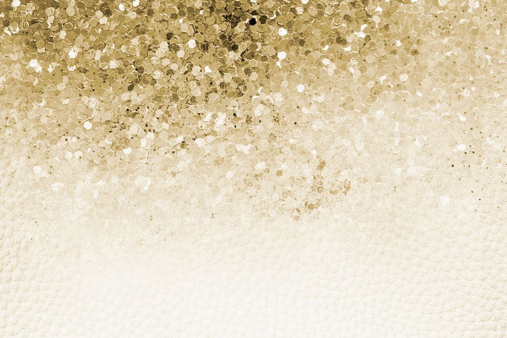 Festive gold glitter textured background