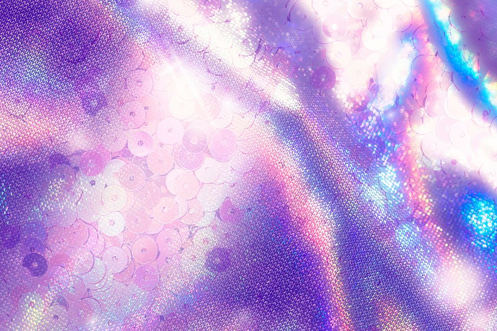Purple shiny holographic background texture