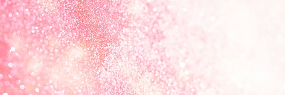 Light pink glitter gradient backgroundsocial banner