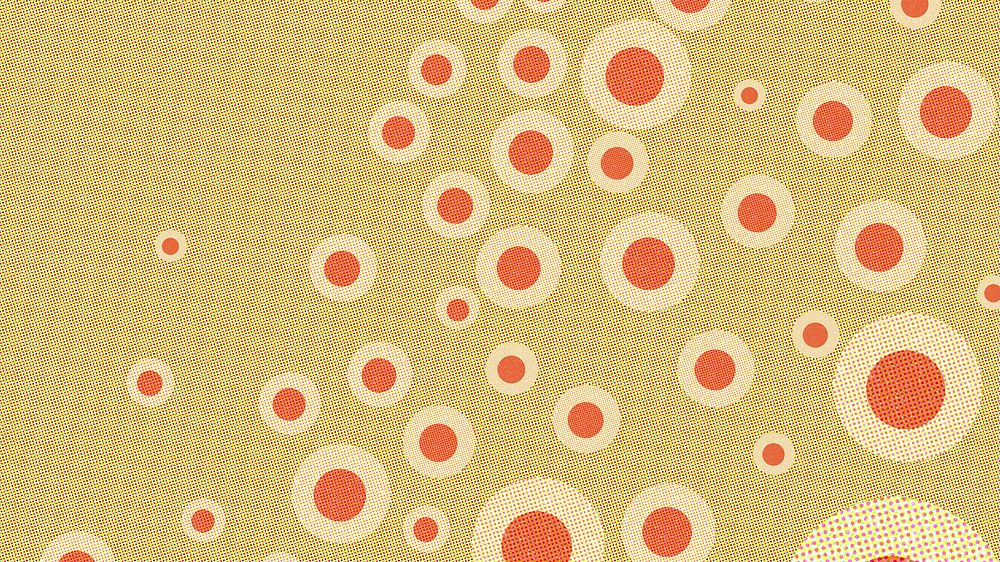 Yellow coronavirus background illustration