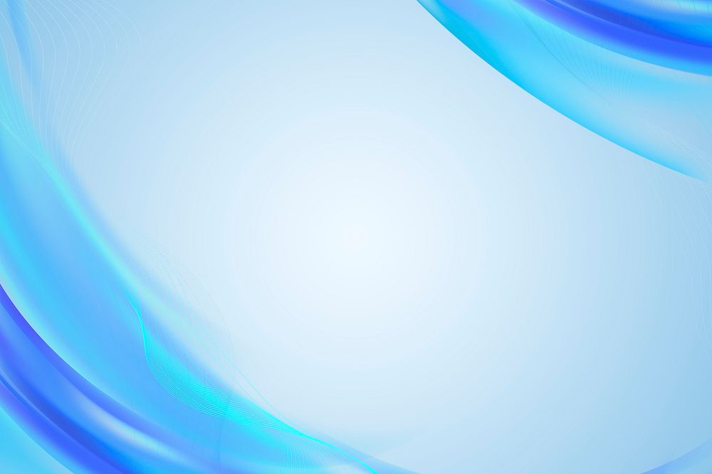 Blue curve patterned background illustration