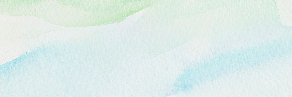 Green and blue watercolor style background illustration