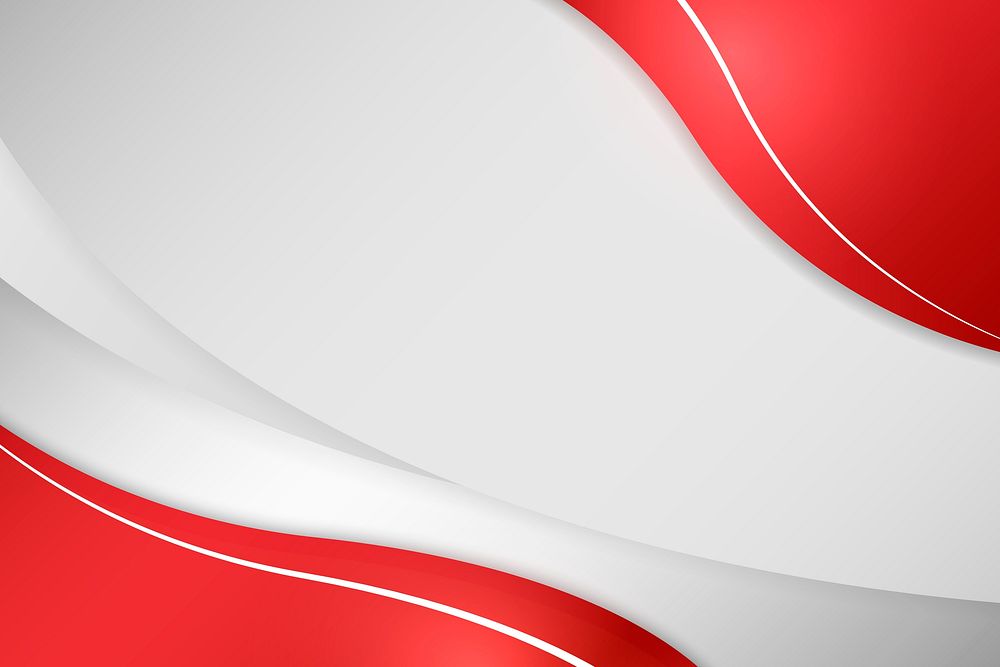 Red curve on a gray background illustration