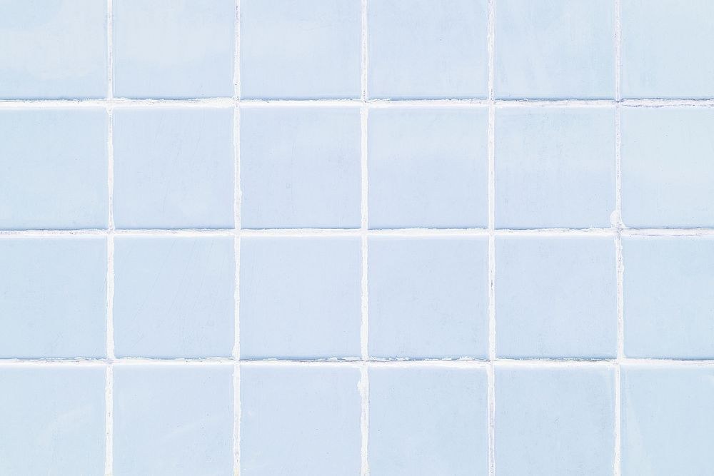 Pastel blue tiles textured background