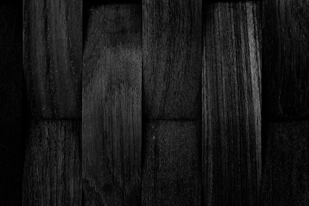 Black wooden plank textured background
