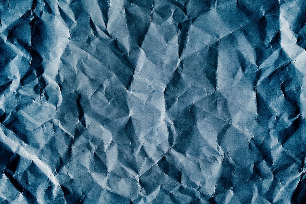 Blue scrunched paper textured background | Free Photo - rawpixel