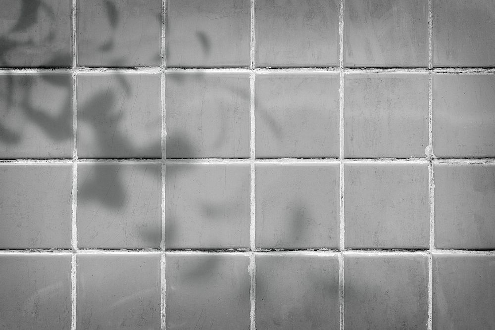 Pastel gray tiles textured background