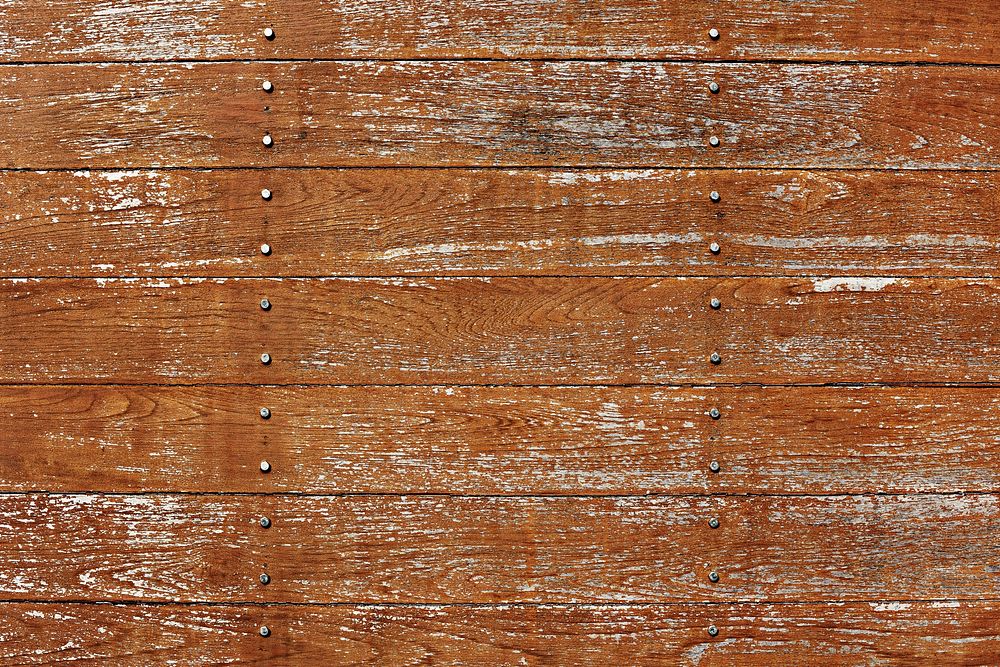 Scratched brown wooden textured flooring background