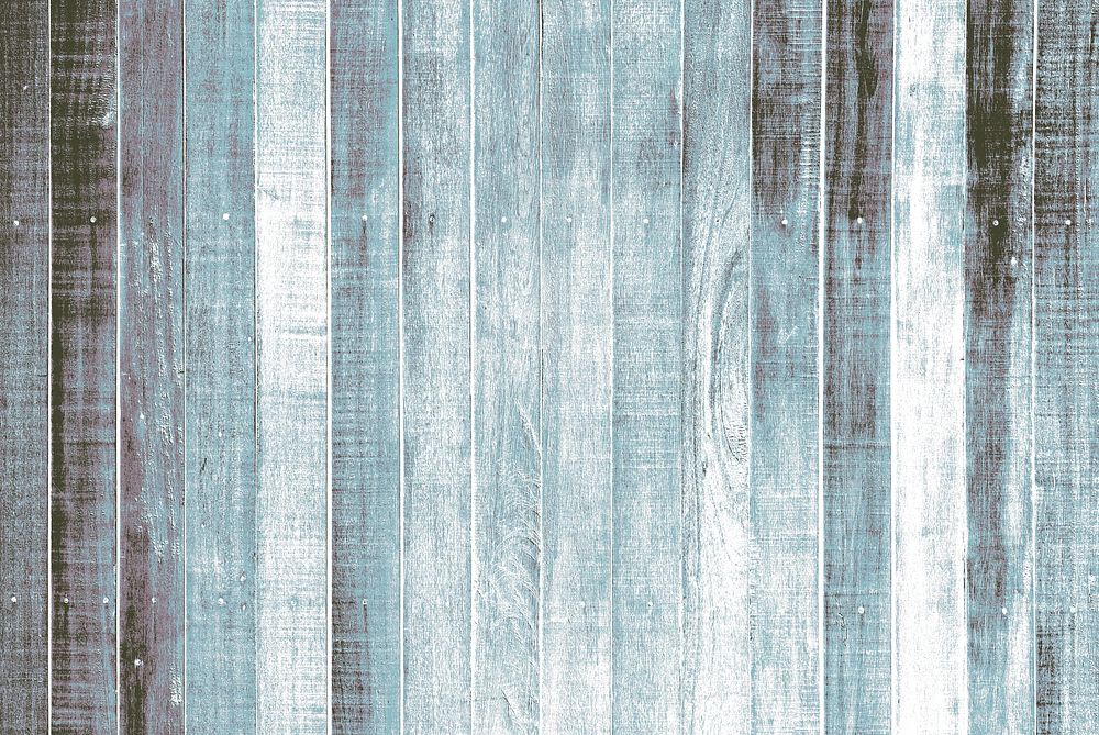 Faded blue wooden textured flooring background