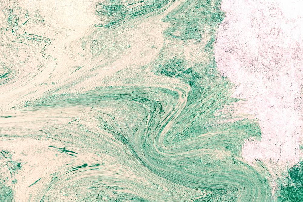 Green paint swirls wallpaper background