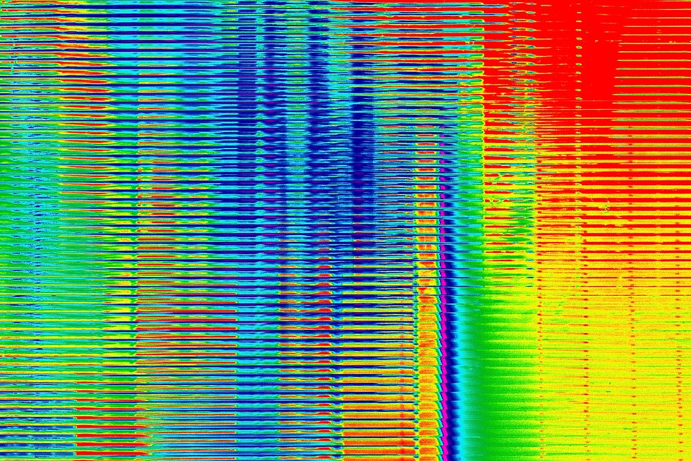 Spectral color on foil textured background