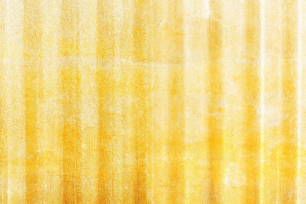 Rustic yellow paint on a wall