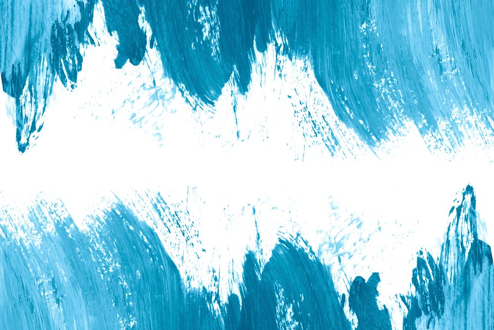 Blue brush stroke border textured background