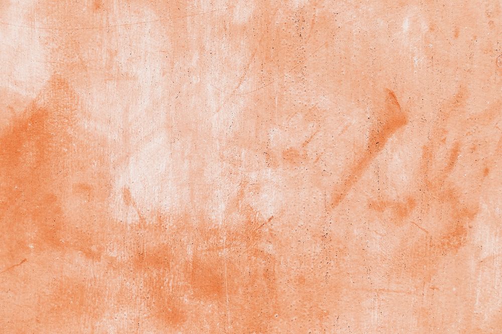 Orange painted concrete textured background