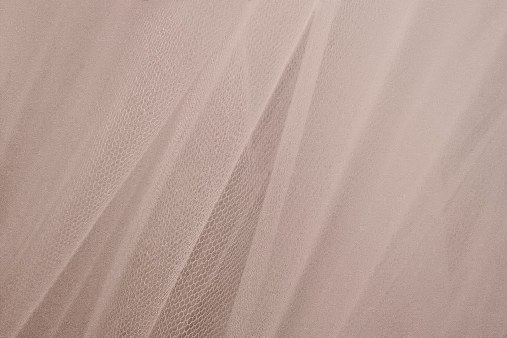 Hanging drape with net textured background