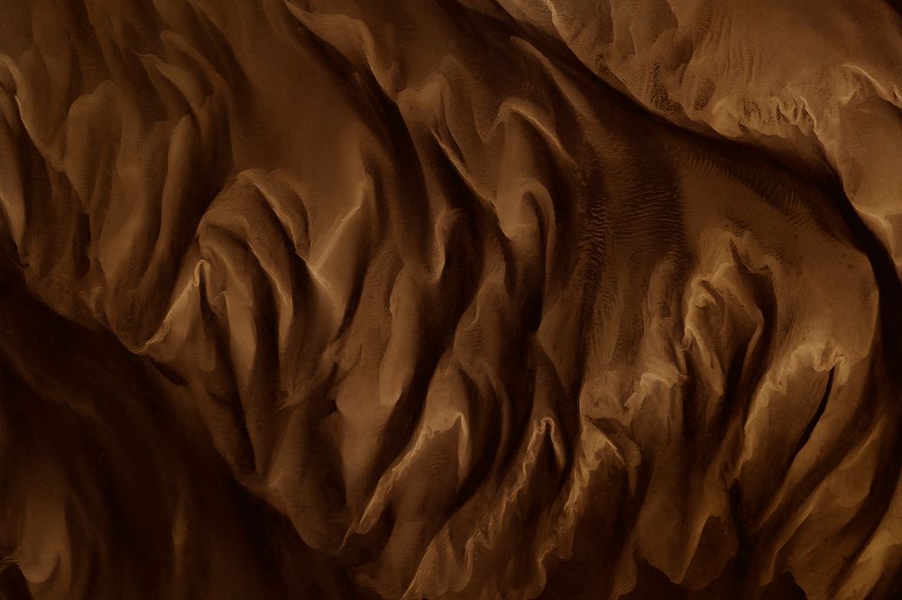 Brown silk fabric textured background