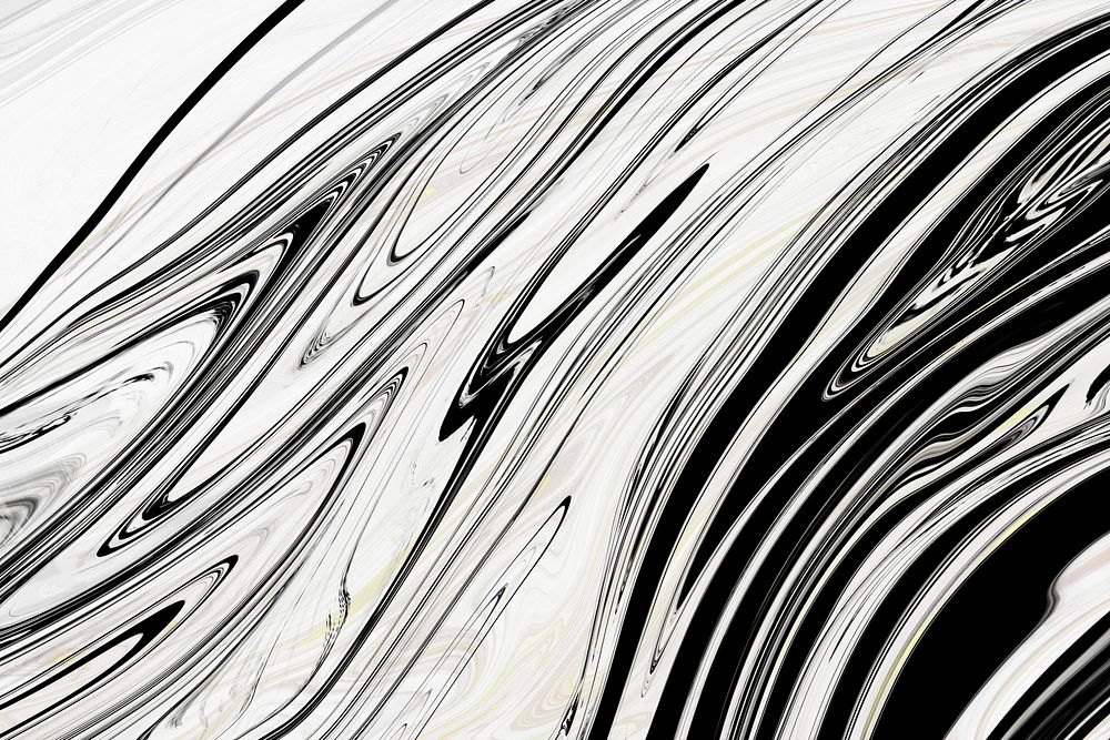 Black liquid shape abstract background