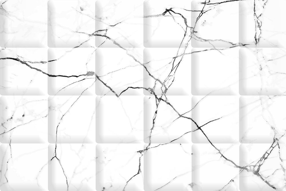 White marble with black texture background