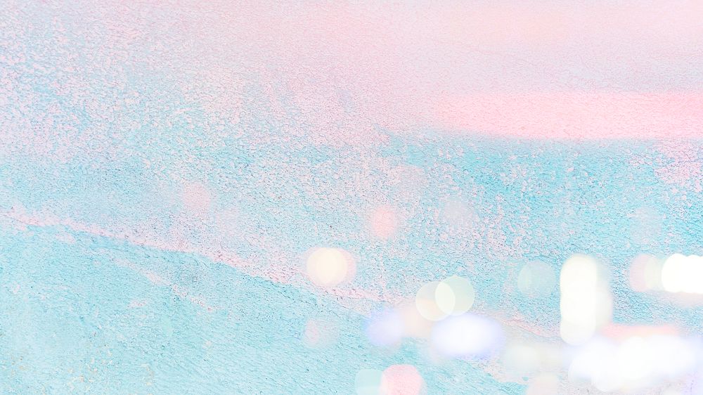 Aesthetic desktop wallpaper background, blue and pink concrete wall texture
