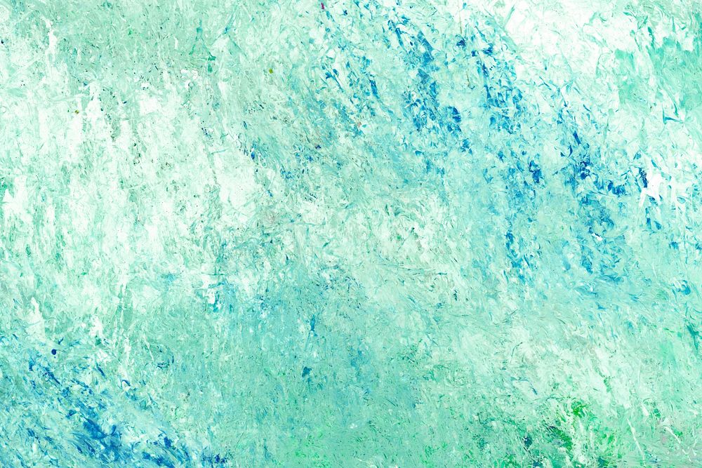 Blue painted abstract textured background