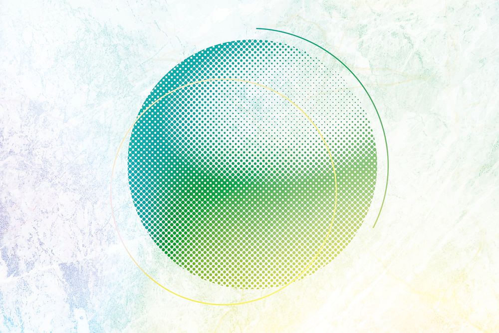 Round logo abstract textured background