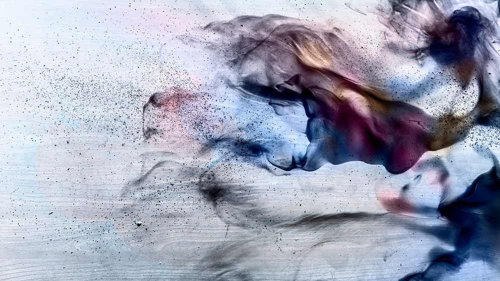 Smoke effect desktop wallpaper, aesthetic abstract background