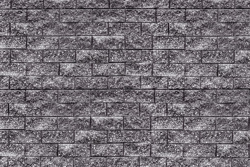 Gray brick wall textured Background