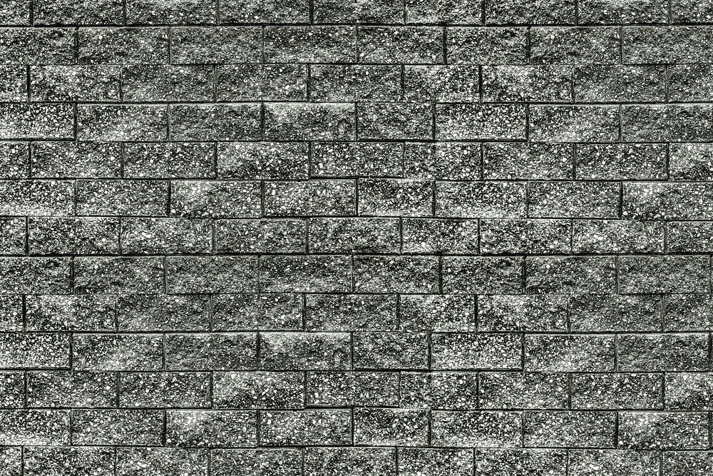 Gray brick wall textured Background