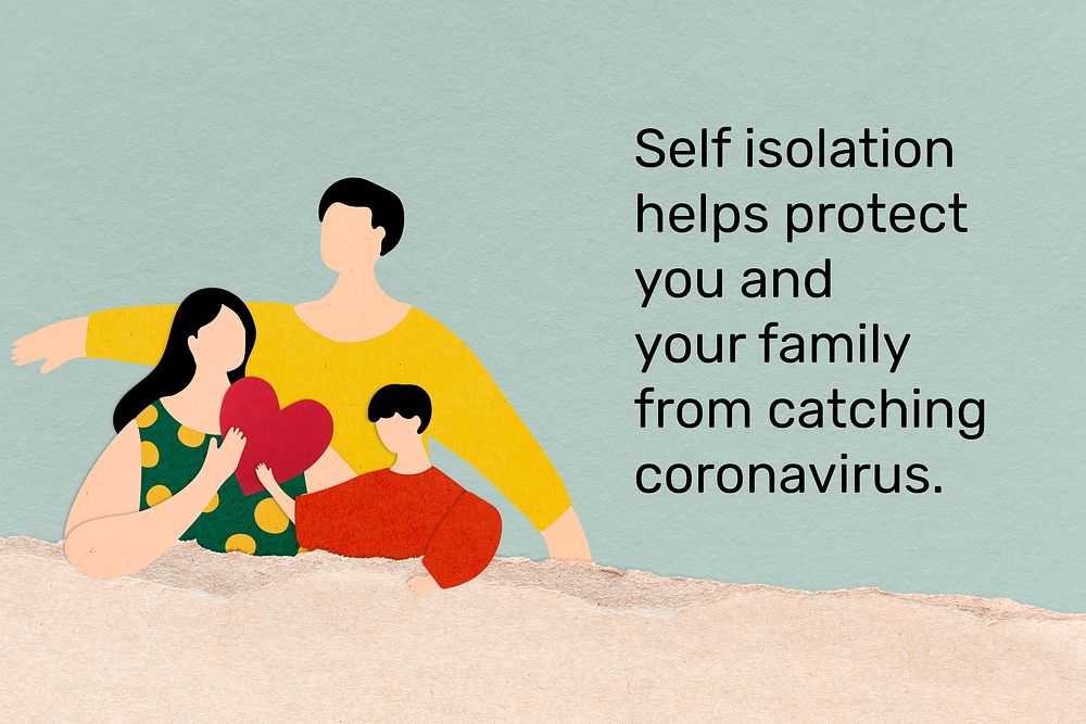 Protect you and your family by self isolating. This image is part our collaboration with the Behavioural Sciences team at…