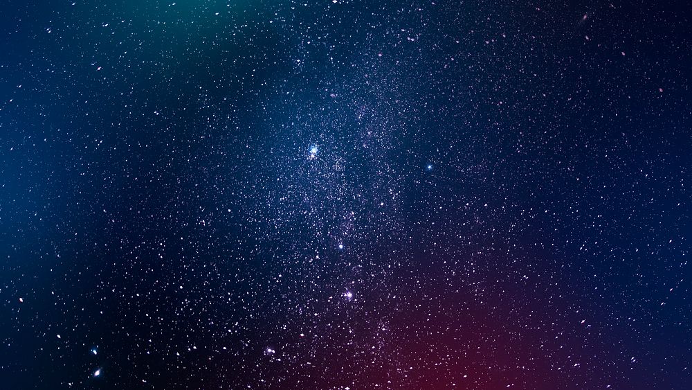 Dark galaxy desktop wallpaper, aesthetic night sky background 
