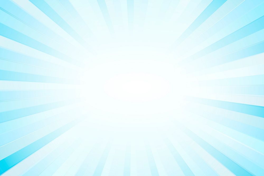 Blue sunburst effect patterned background