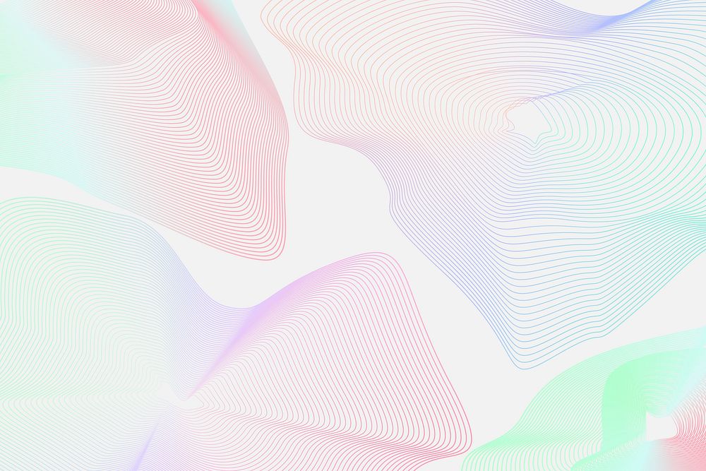 3D gradient contour line patterned background illustration