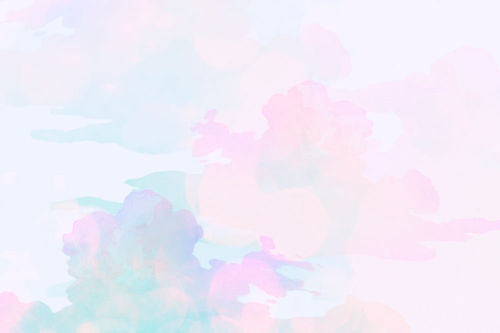 Colorful cloudy background design resource 