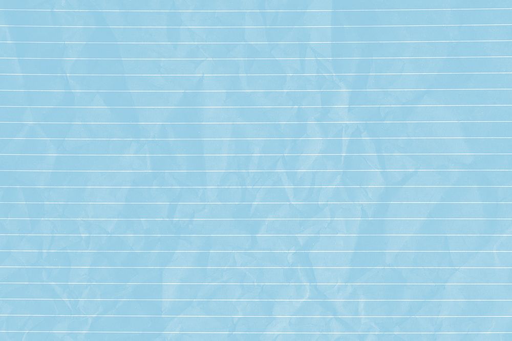 Lined light blue paper background