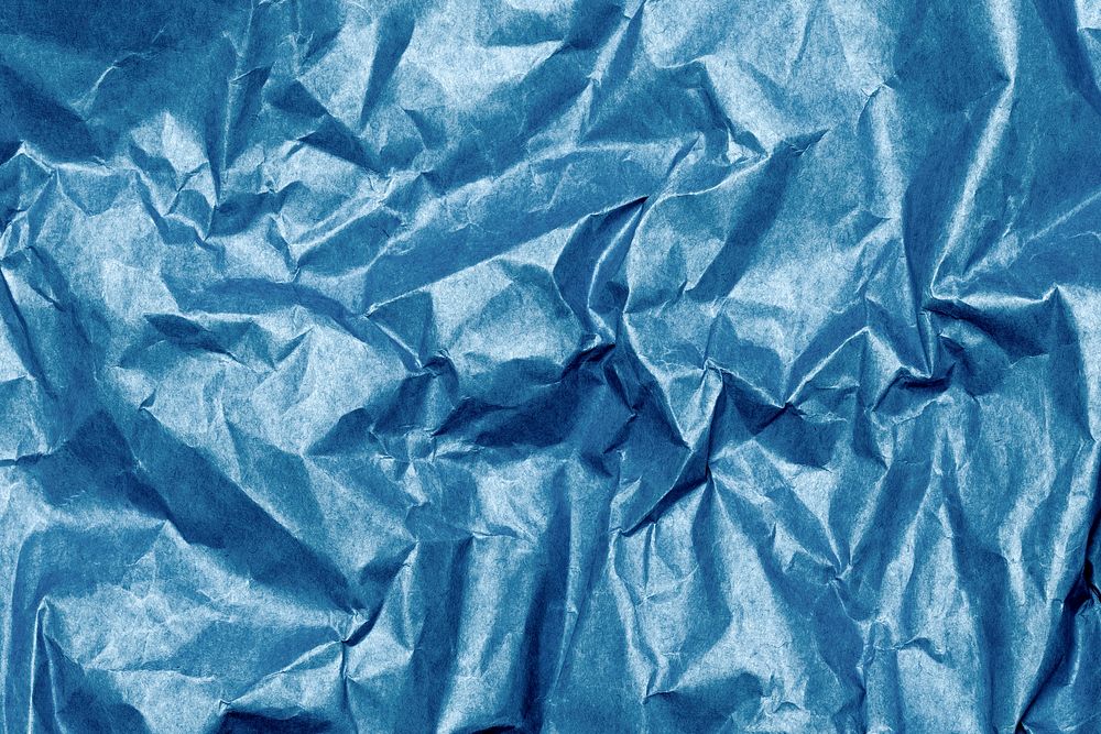 Crumpled blue paper textured background | Premium Photo - rawpixel