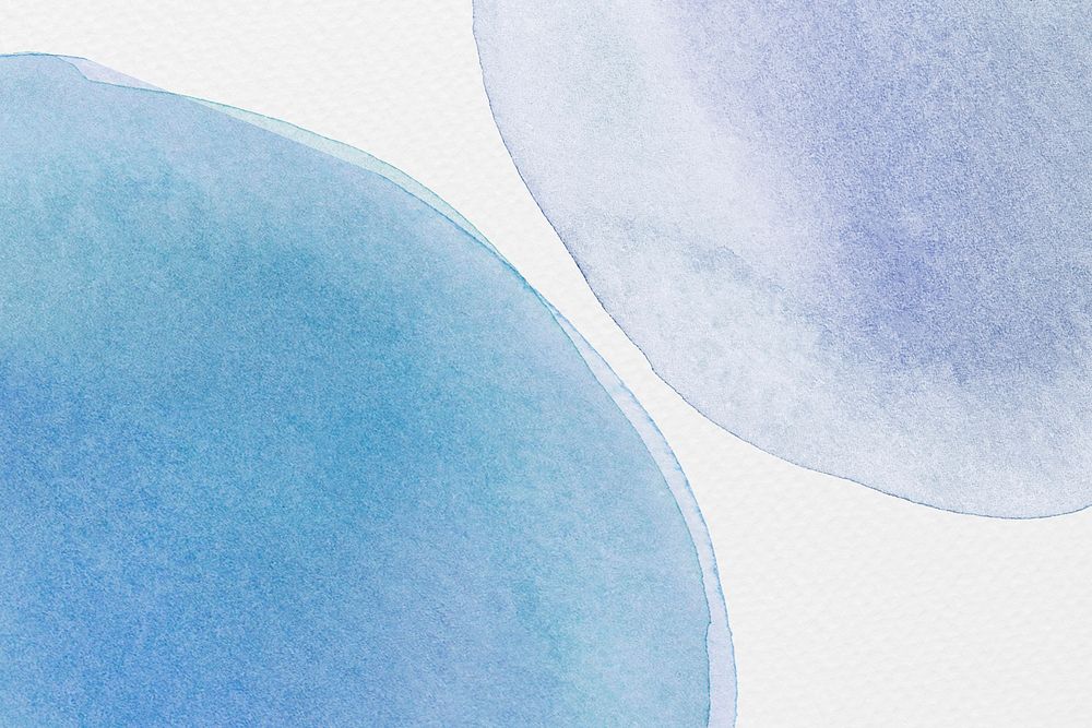 Watercolor textured blue background