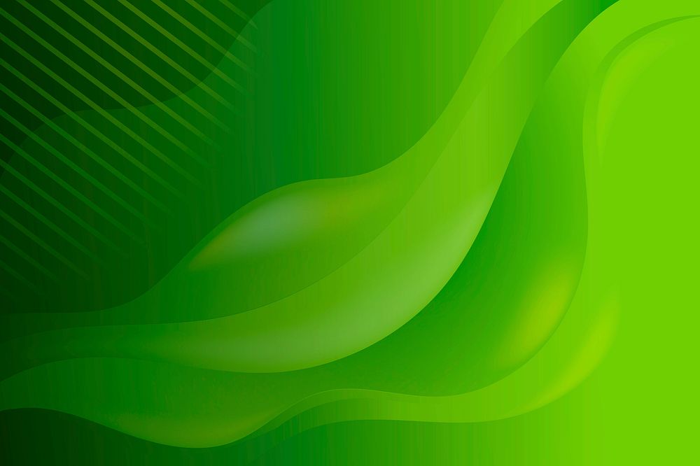 Ombre green abstract background vector