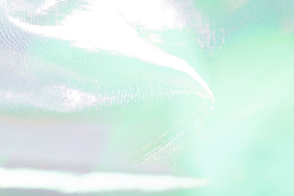 Green holographic gradient background