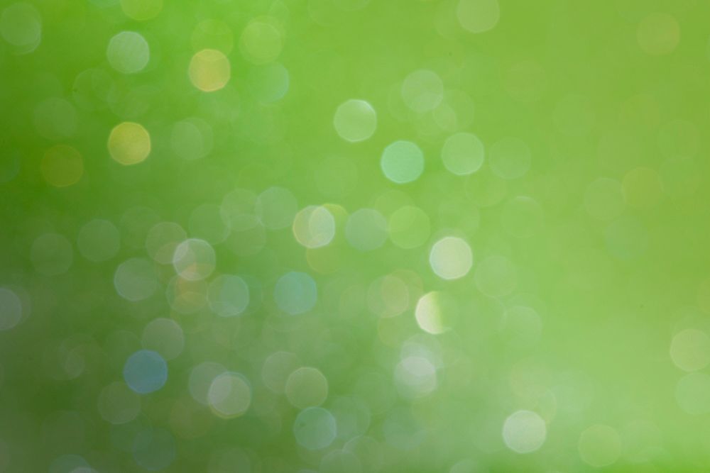 Bokeh pattern on an olive green background