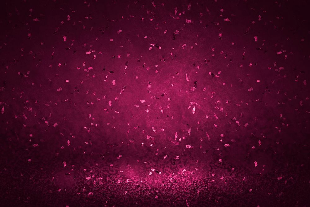 Pink confetti on a magenta background
