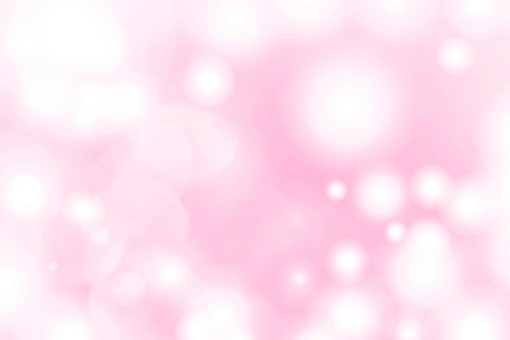 Flamingo pink bokeh patterned background