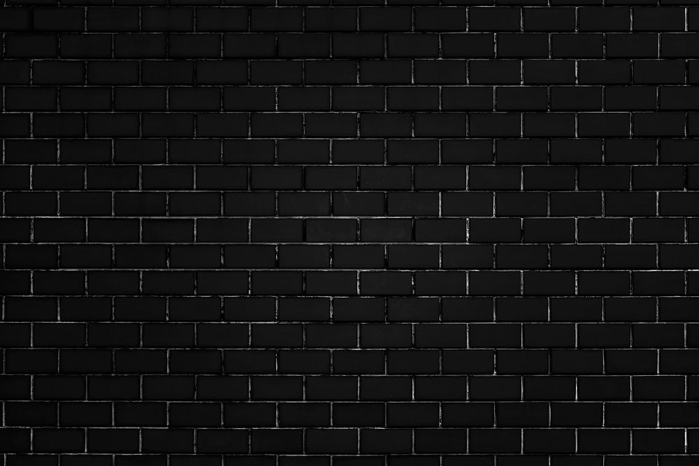 Black brick patterned background