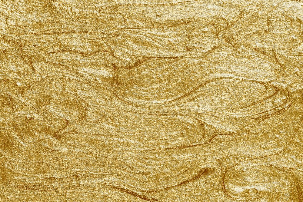 Metallic gold paint textured background