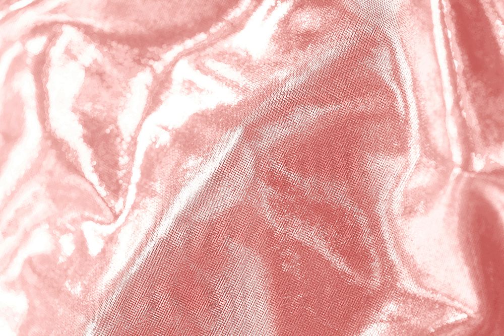 Silky pink fabric textured background